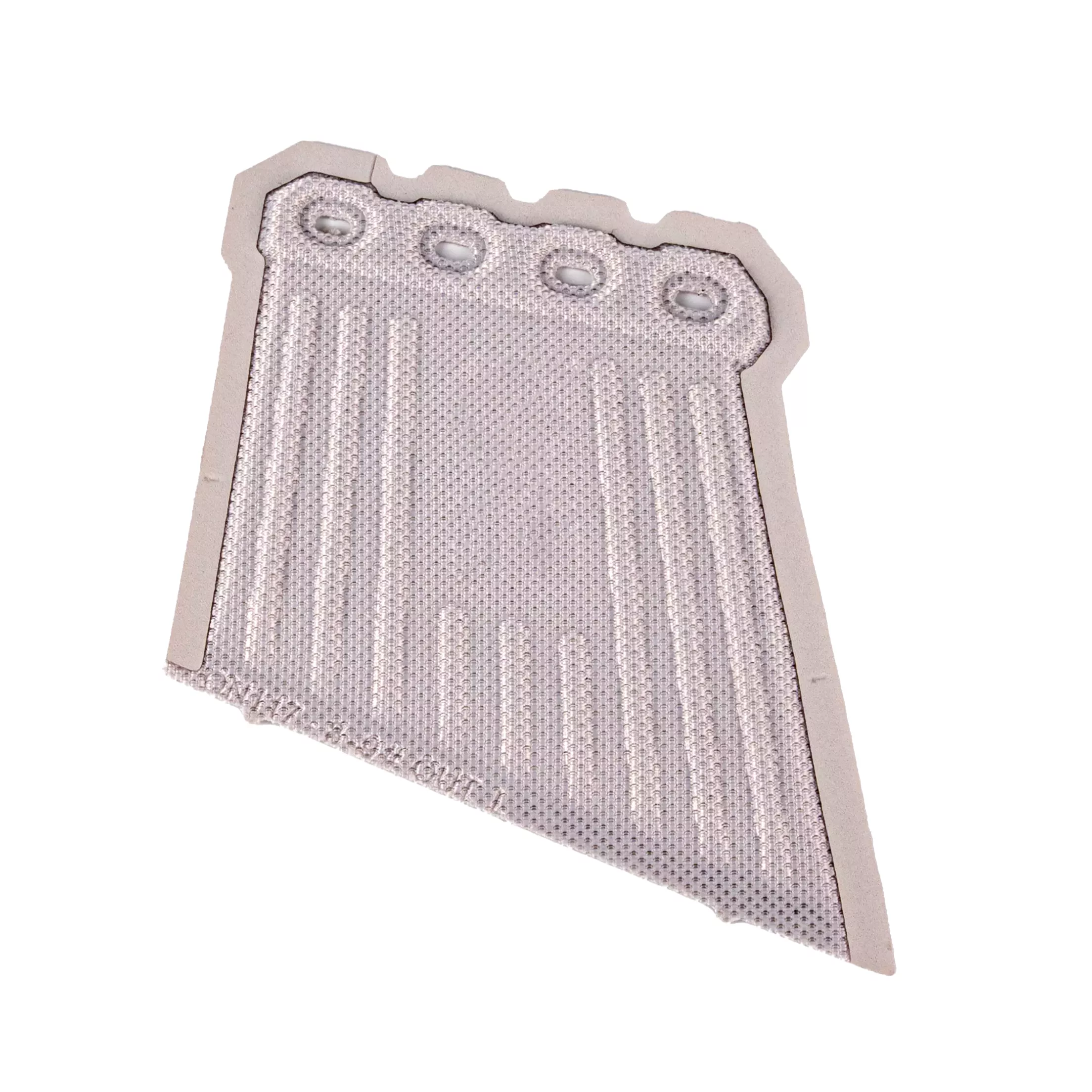 3D integrated eyelet system molded into a footwear upper panel