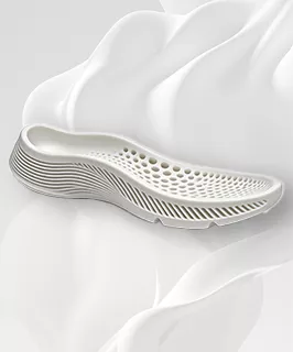 3D printed midsole prototype — FX Footwear footwear innovation manufacturer