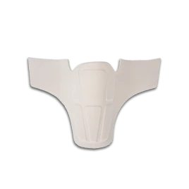 Custom molded shoe tongue with contoured instep profile