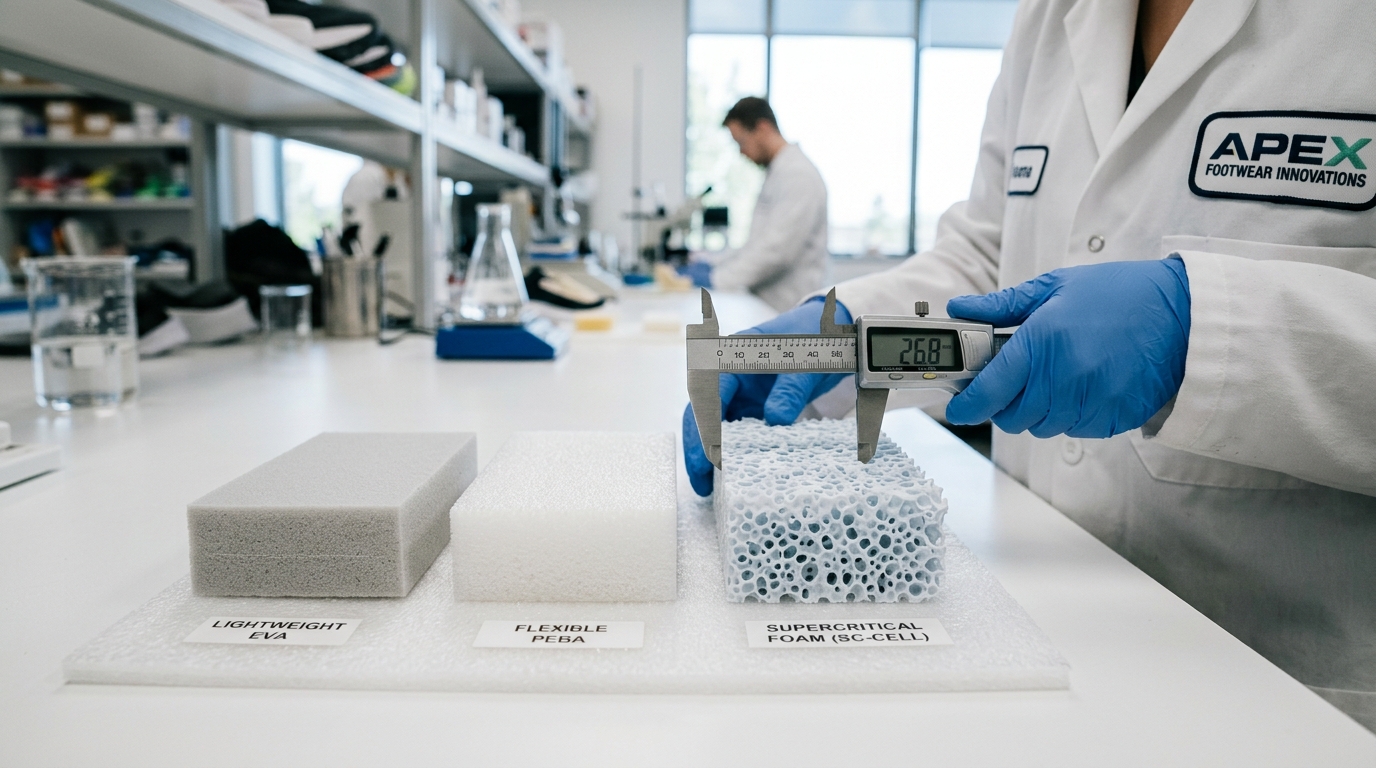 supercritical foam cushioning — eva vs peba vs supercritical foams