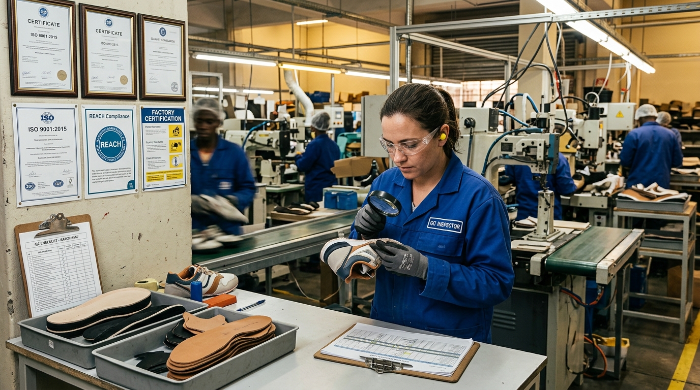 midsole supplier — supplier vetting factory  certification checks
