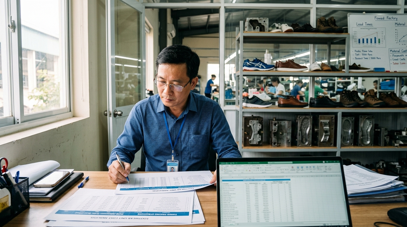 midsole supplier — pricing models  moq structures