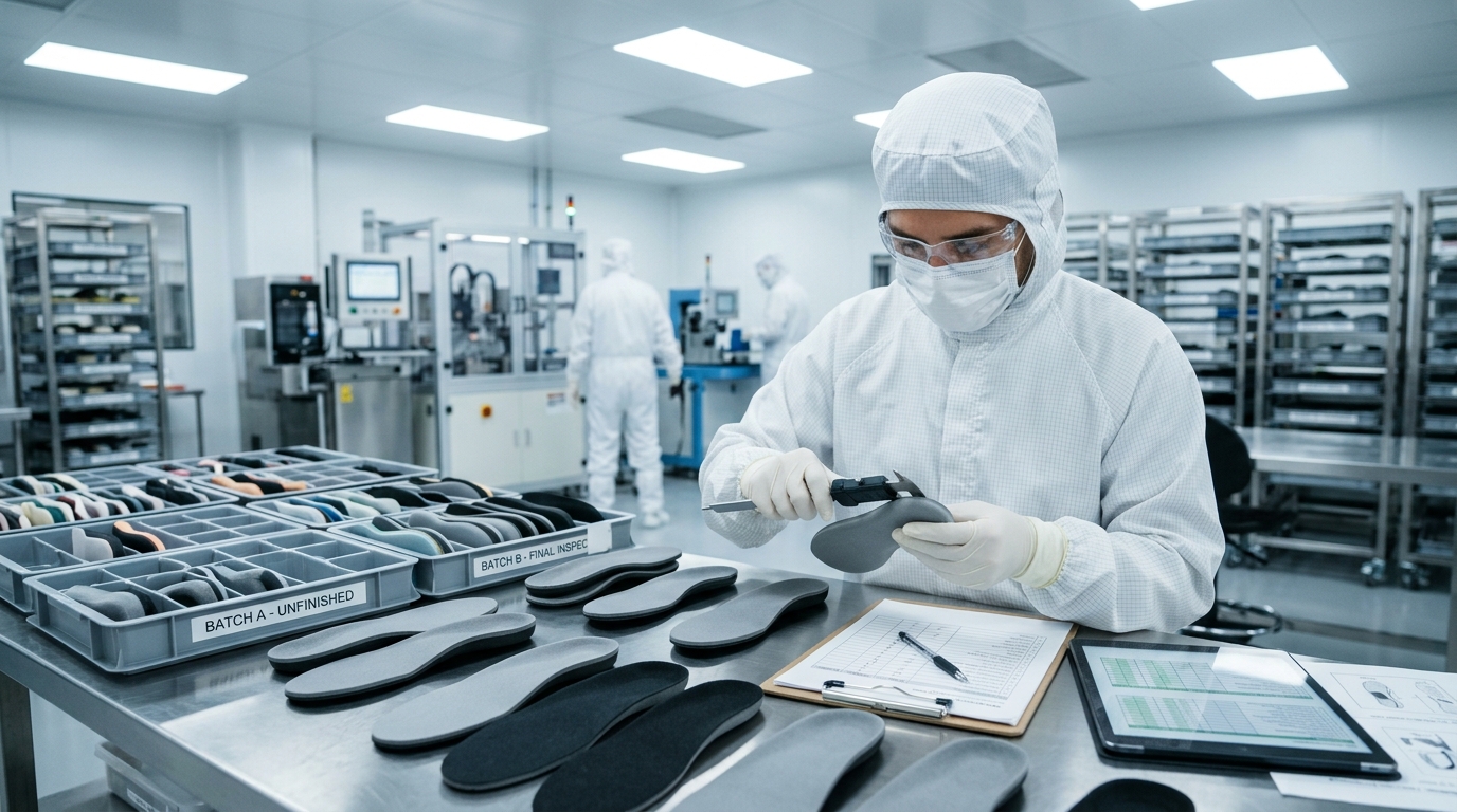 memory foam insoles — quality control in memory foam production