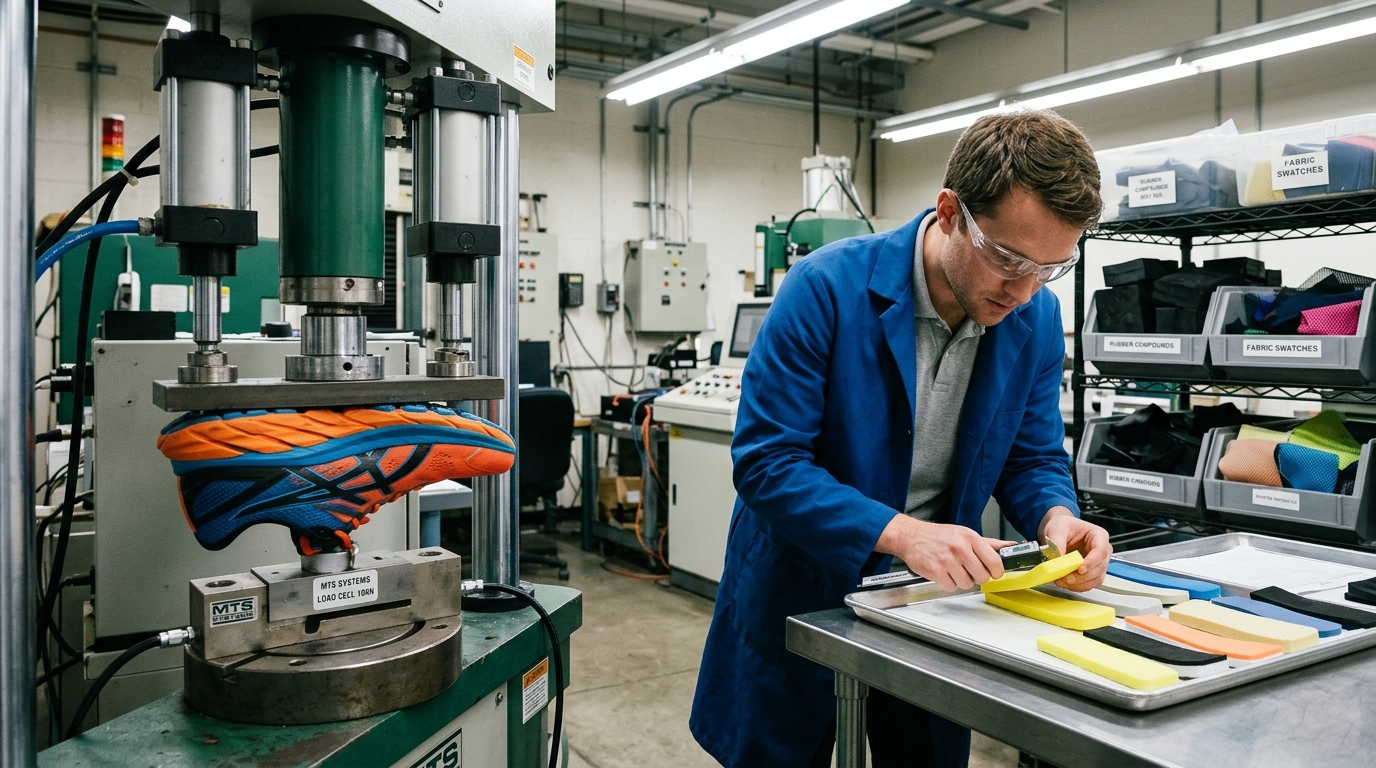 athletic footwear component supplier — performance material requirements