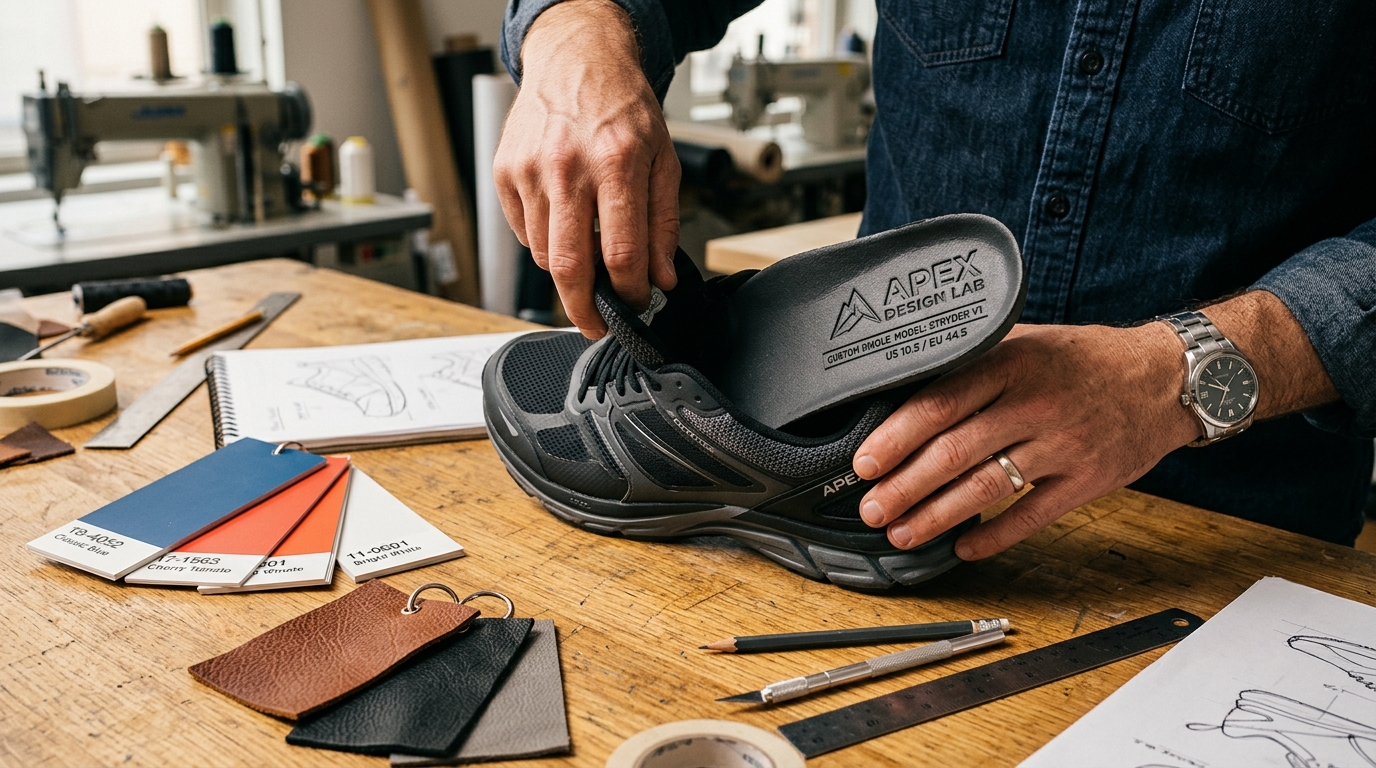 athletic footwear component supplier — branding  customization options