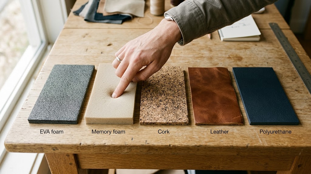footbed manufacturer — footbed materials compared