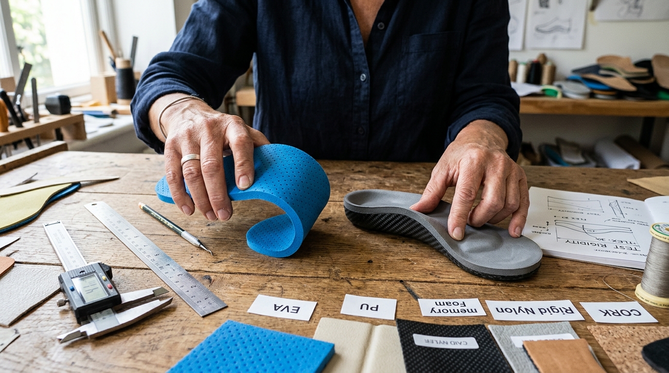 insole overpronation — materials that resist pronation forces