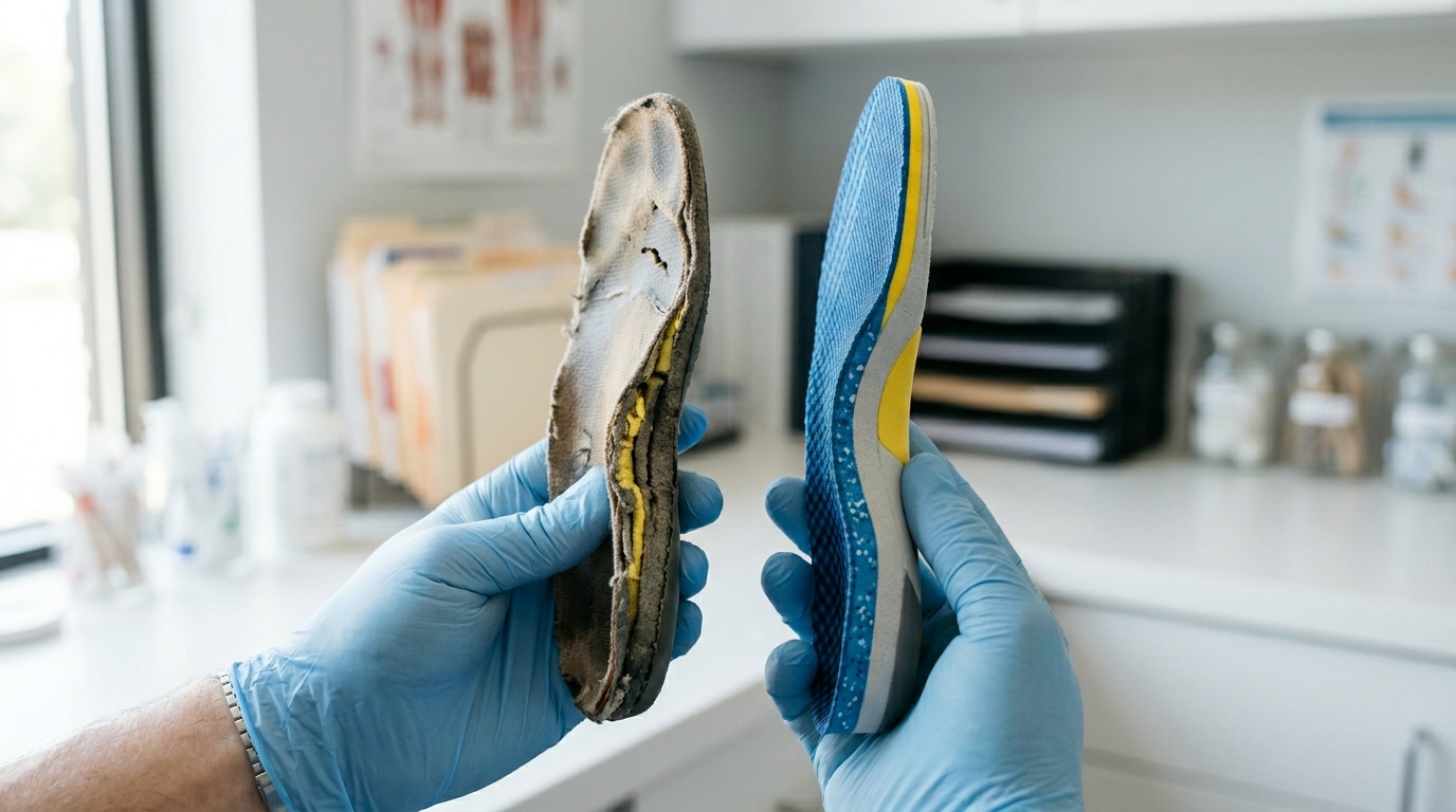 insole overpronation — tpu vs eva for long-term correction