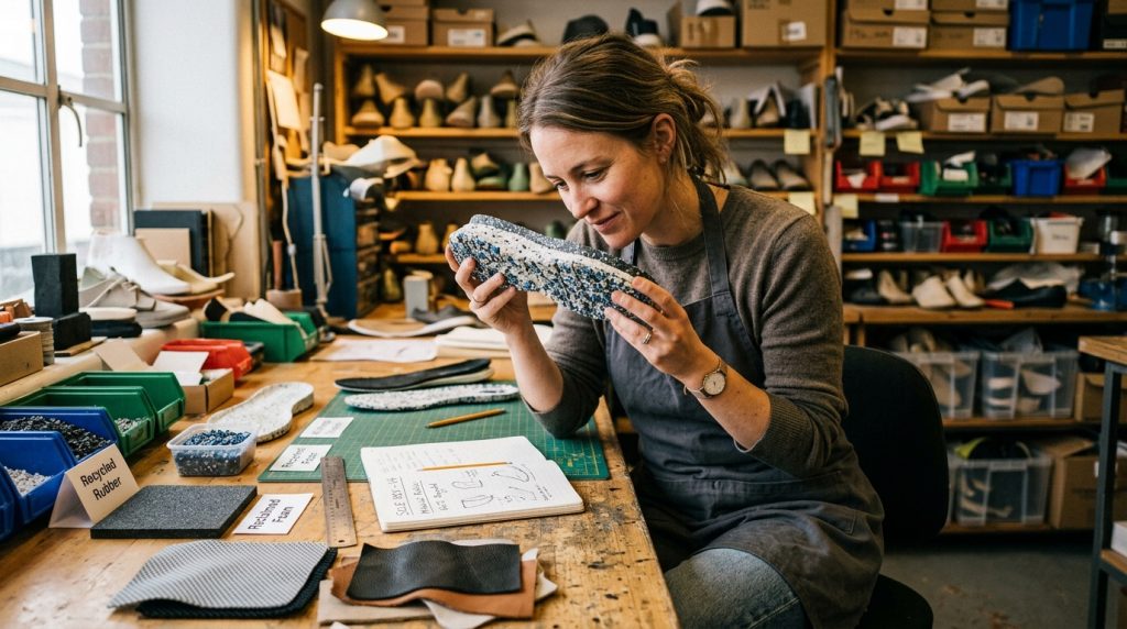 Recycled Content Footwear Components for Shoe Brands