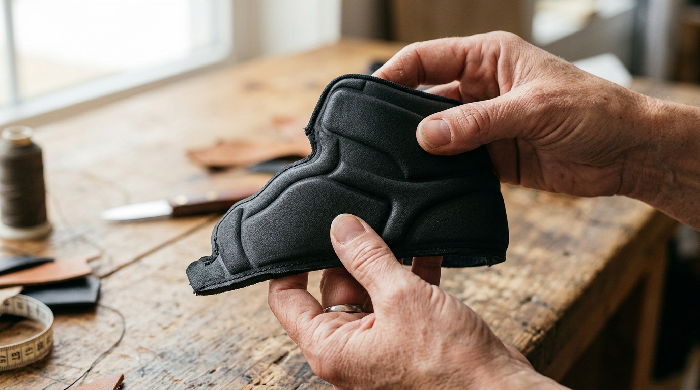3D padded shoe collars — what makes a collar 3d