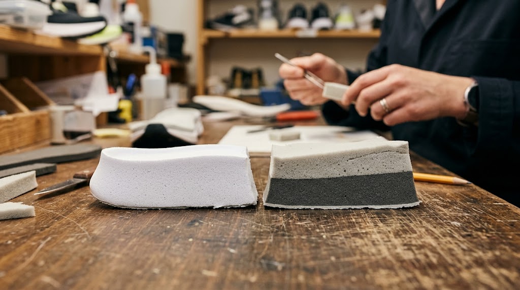 dual density EVA insoles — single vs dual density eva