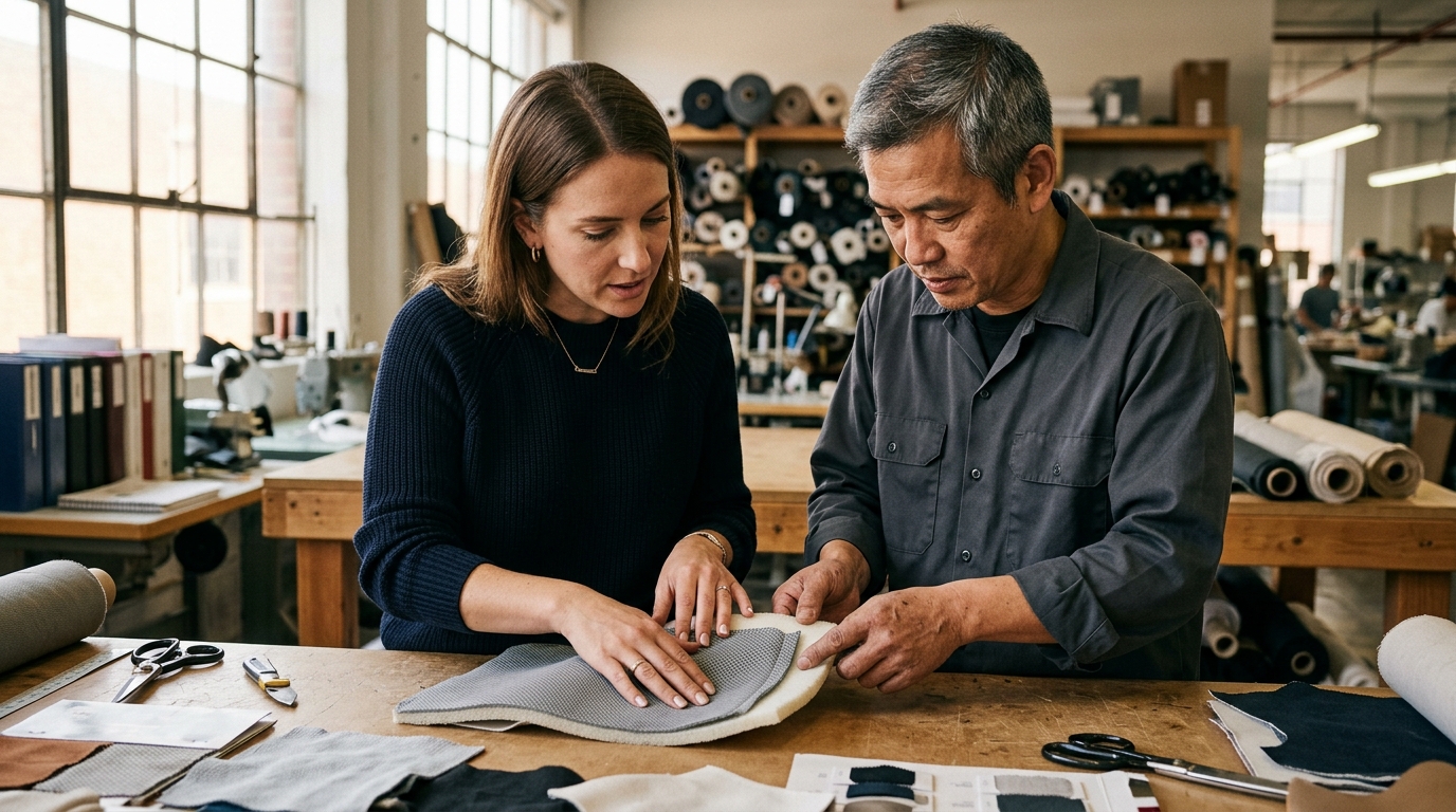 footwear material cost performance — hand feel and appearance