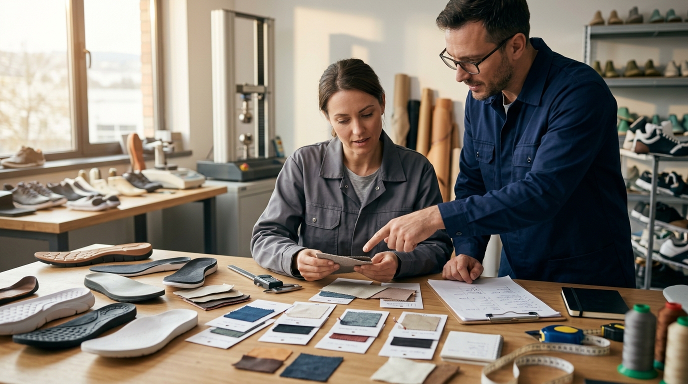 footwear material cost performance — rd selection checklist