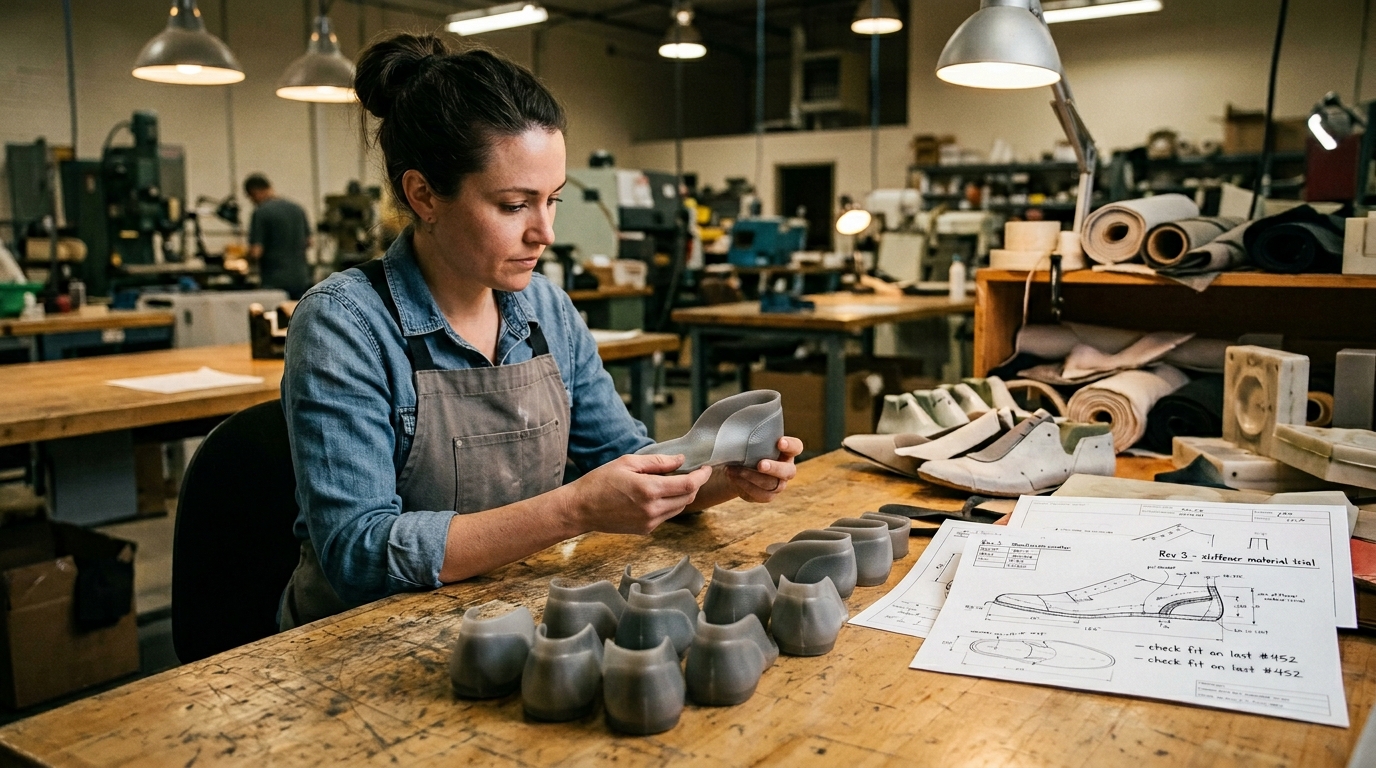 molded vs thermoformed heel counters — when each process wins