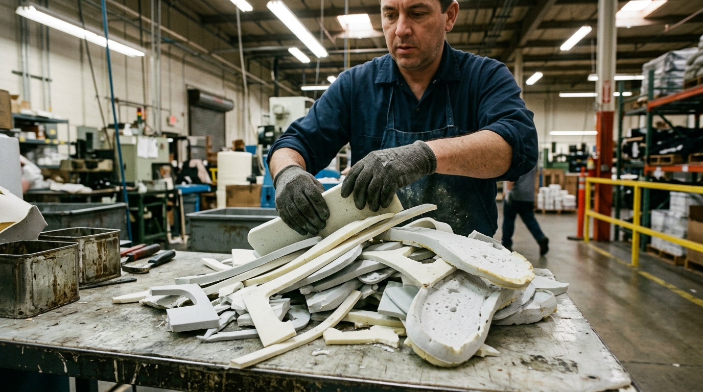 recycled EVA midsoles — what recycled eva actually is