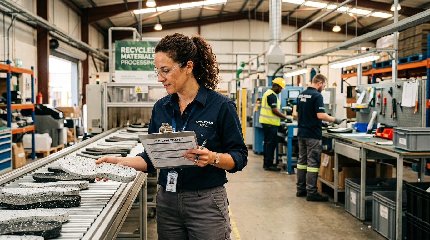 recycled EVA midsoles — grs supply chain requirements