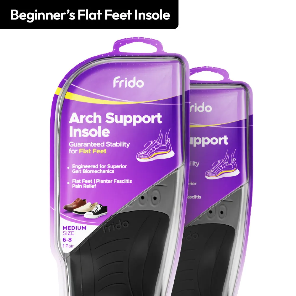 Frido arch support insole retail packaging