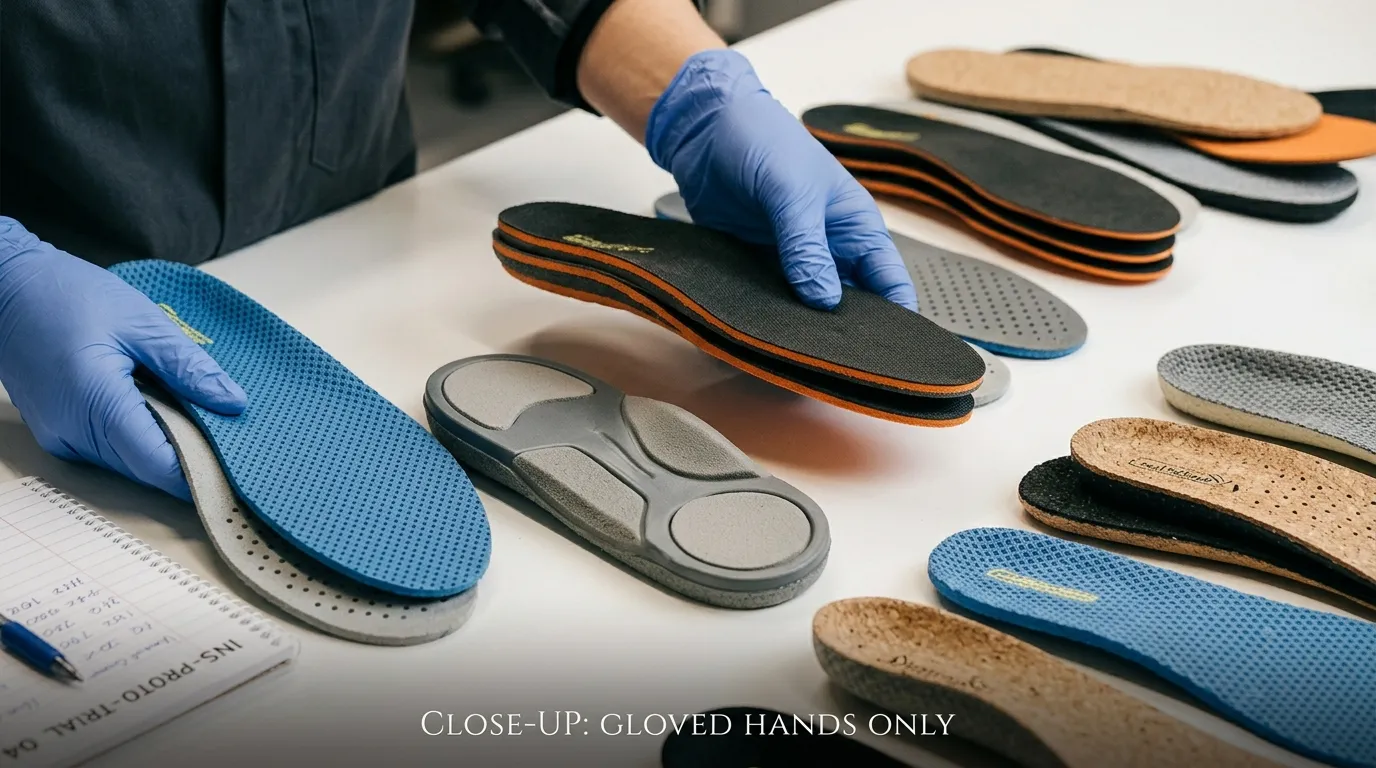 OEM footwear components — key component types materials and performance profiles