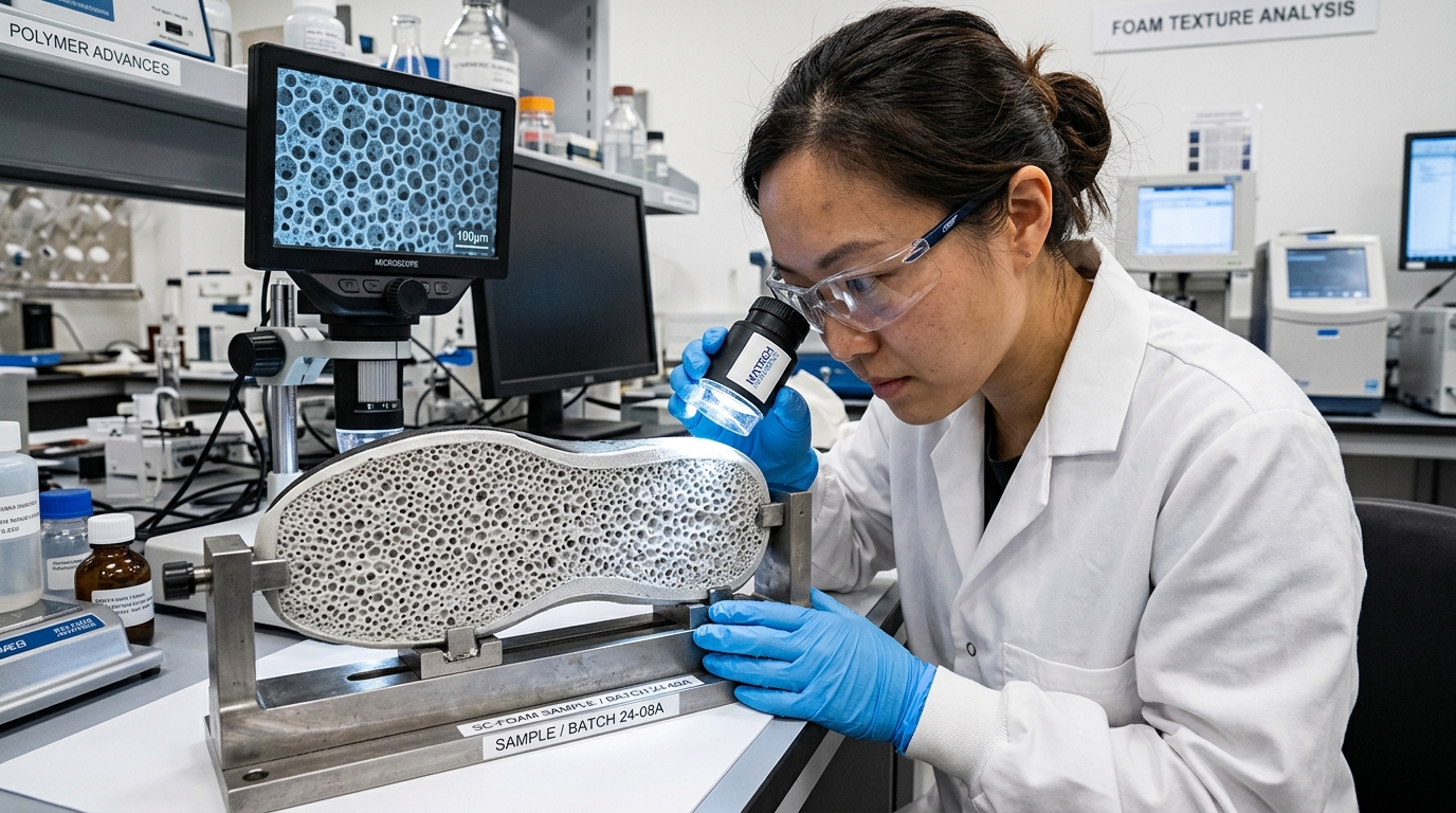 Pebax vs supercritical foam — supercritical foam structure lifespan