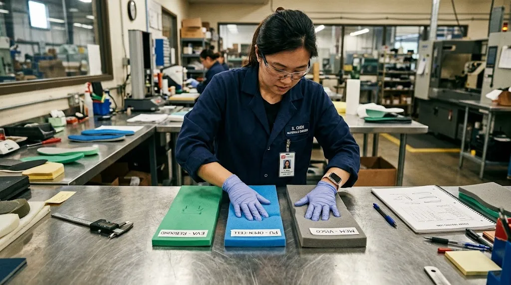 replacement insoles — material lifespan eva vs pu vs scf