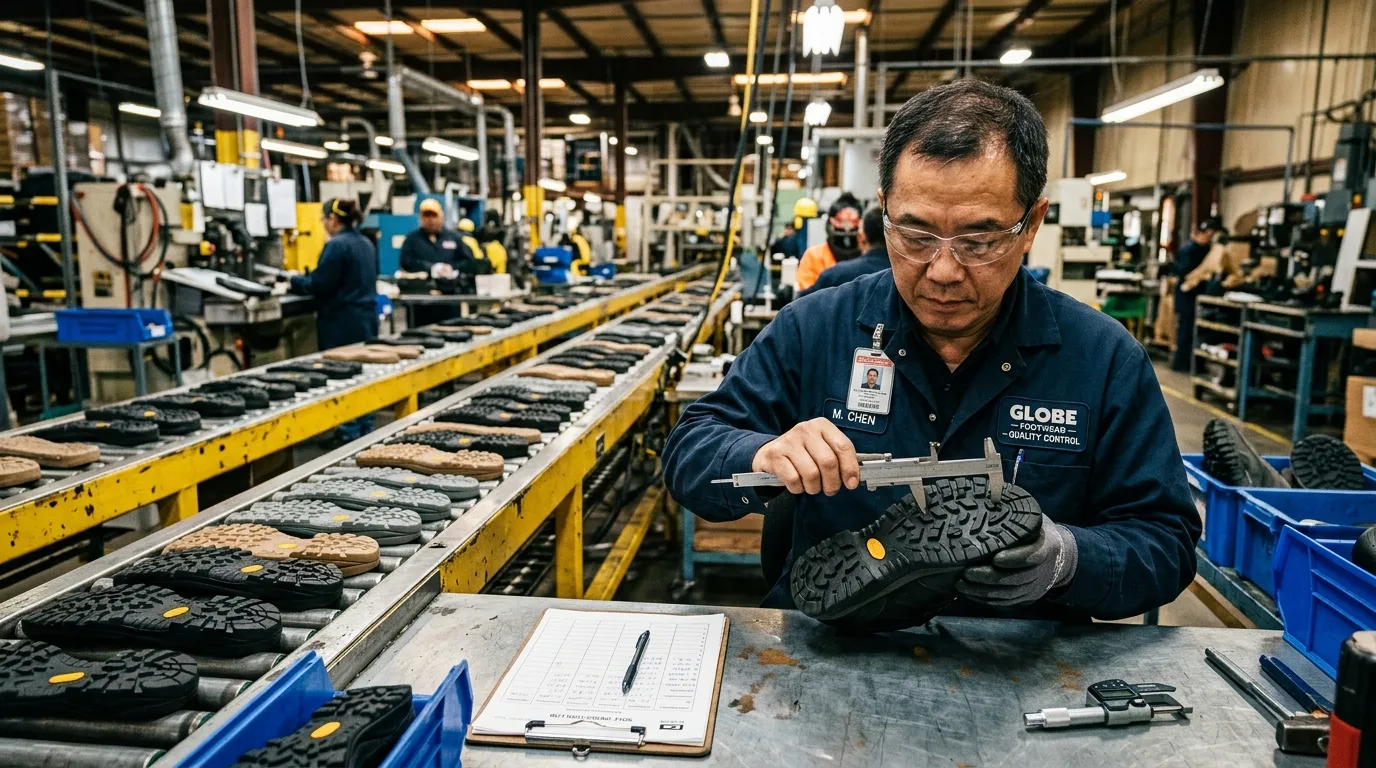 shoe sole manufacturers — quality control  compliance in sole production
