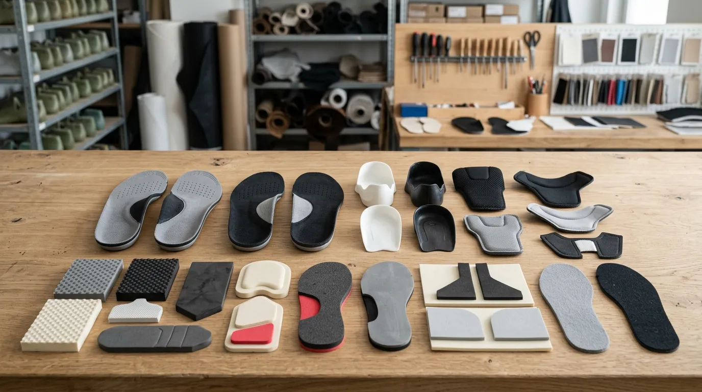 insole footbed sitting inside a shoe
