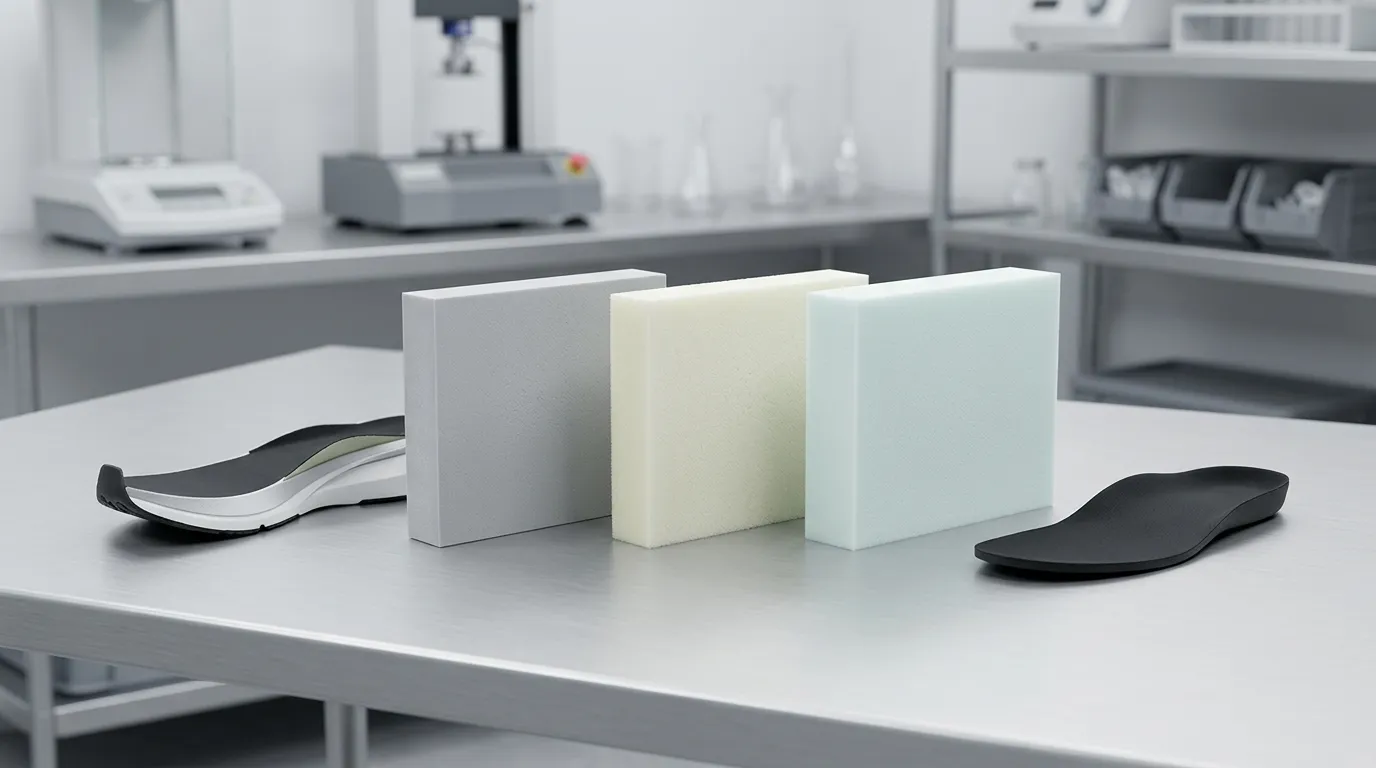 supercritical CO2 foam insole — physical properties what changes in the foam
