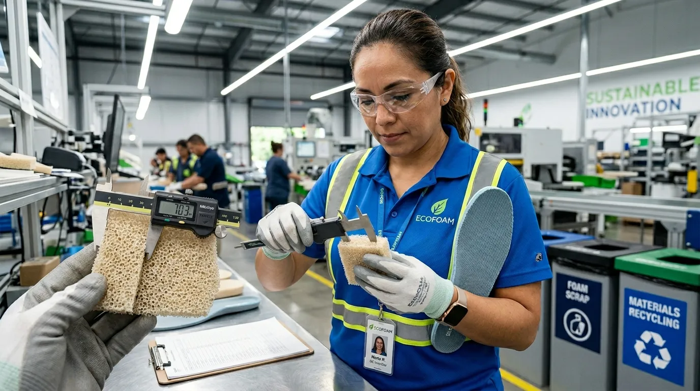 supercritical CO2 foam insole — sustainability advantages over conventional foam