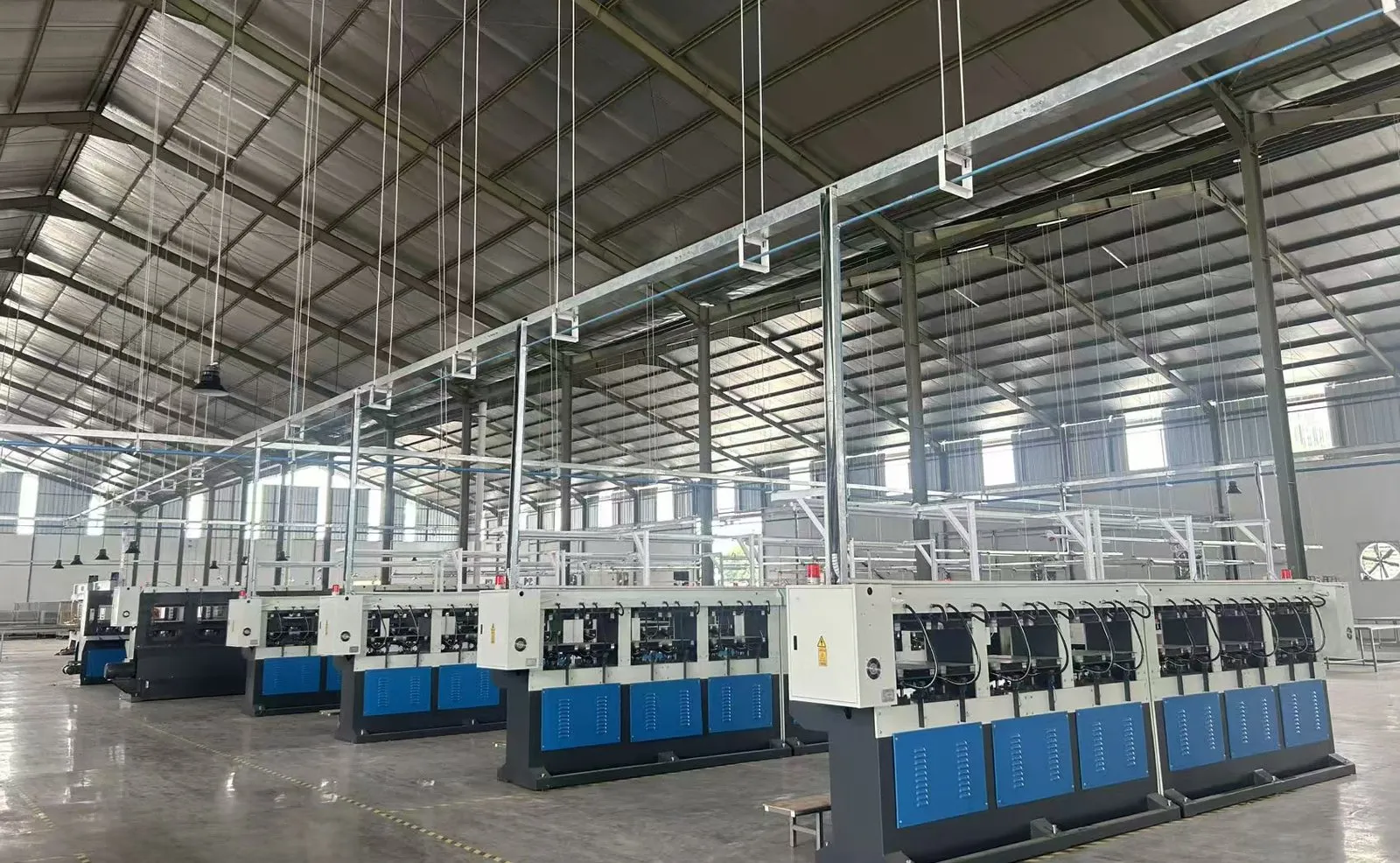 Automated PU production lines inside the Brebes plant