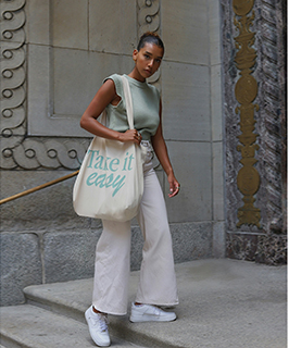 Woman wearing casual and active footwear