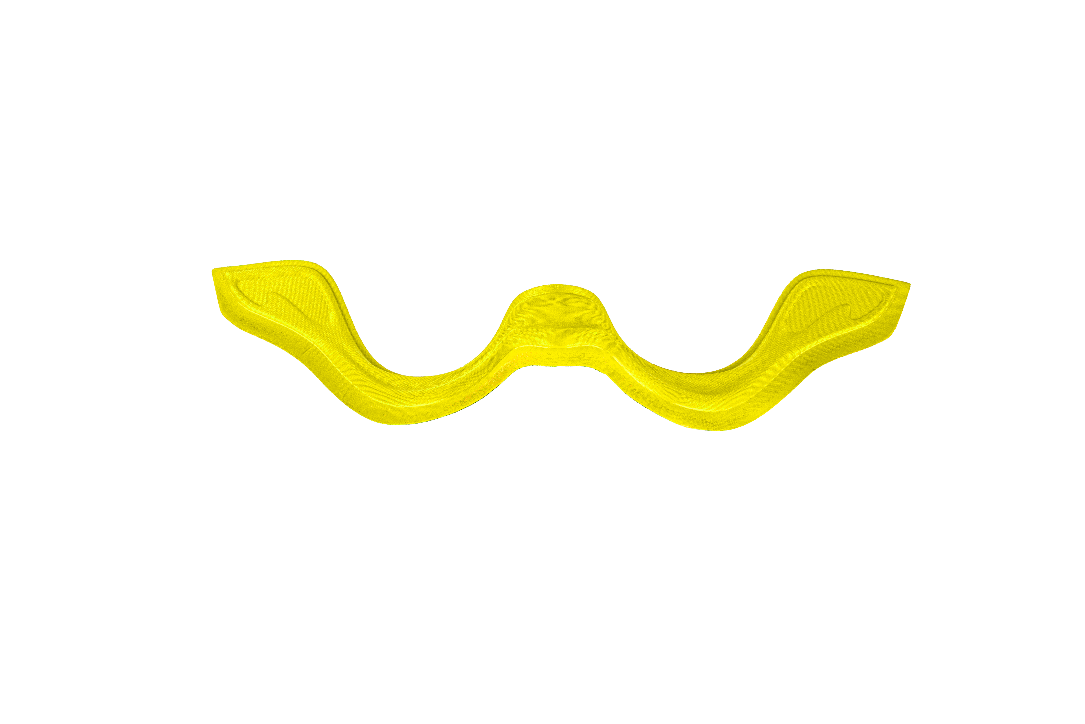 Thermoformed 3D molded shoe collar with contoured ankle profile