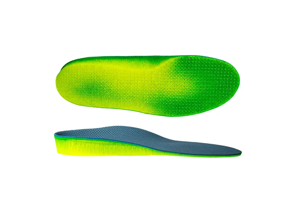 3D printed footbed platform with customized lattice support structures