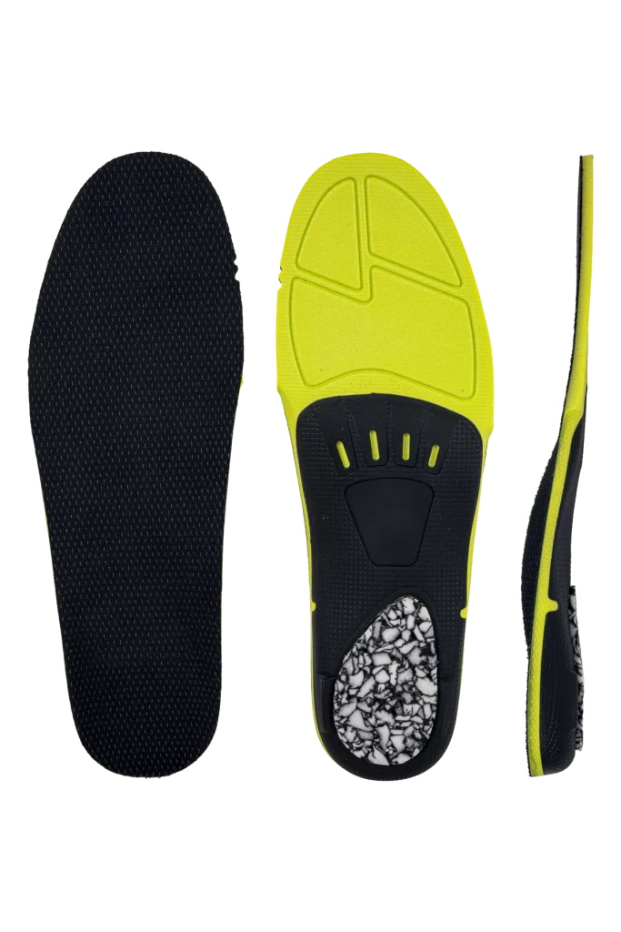 Advanced ATPU and TPU performance insole with responsive cushioning structure