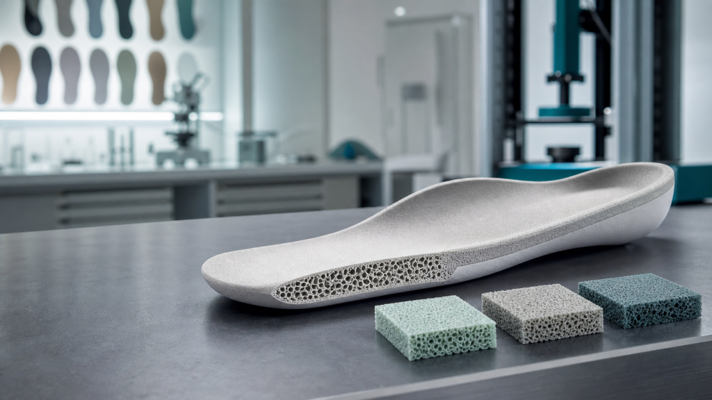 Open-cell PU foam developed as an OrthoLite alternative for footwear brands