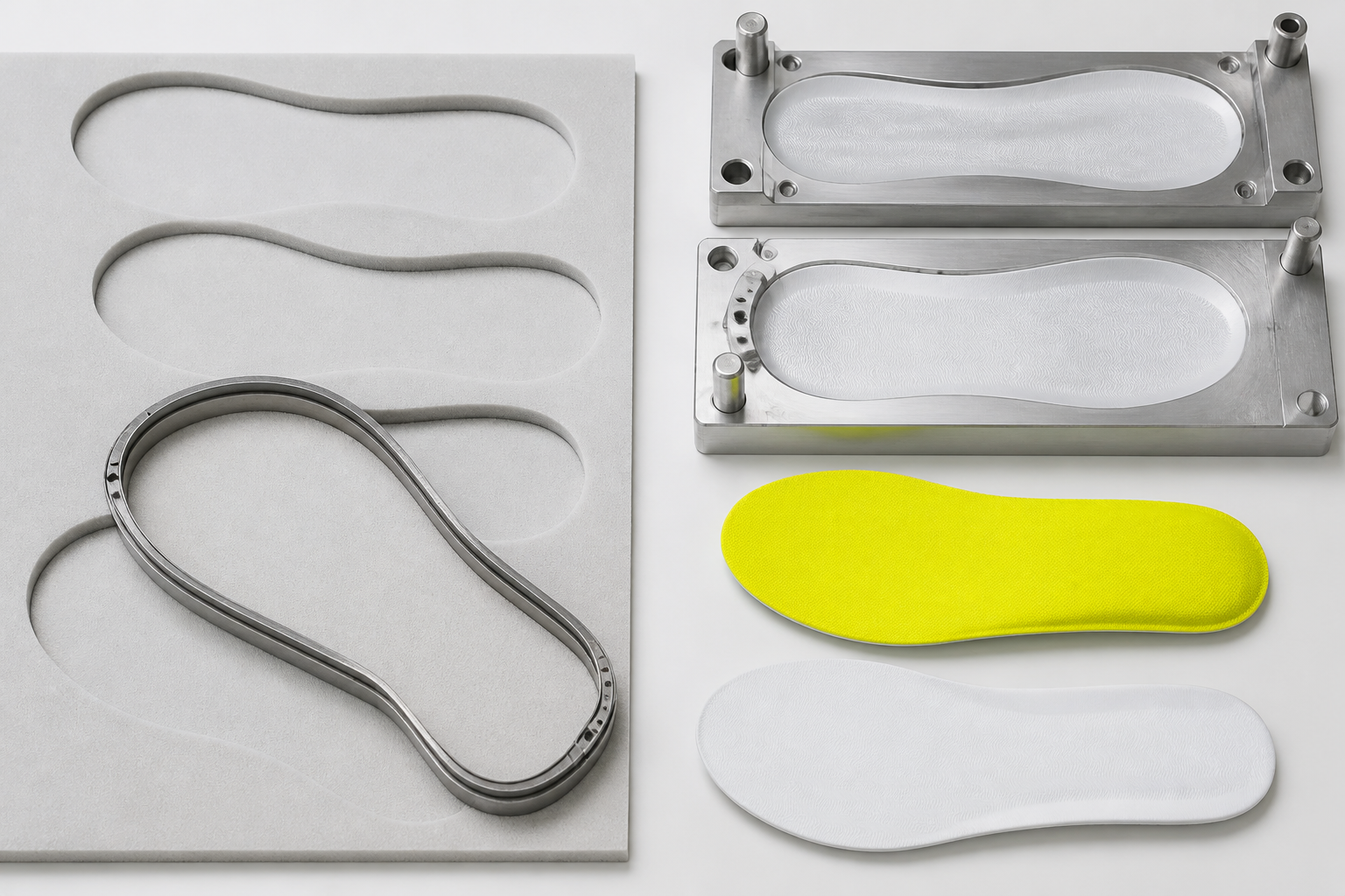 scf compression molding compared with die cut scf sheet